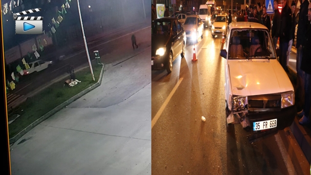 ANNE VE KIZINA OTOMOBİL ÇARPTI...