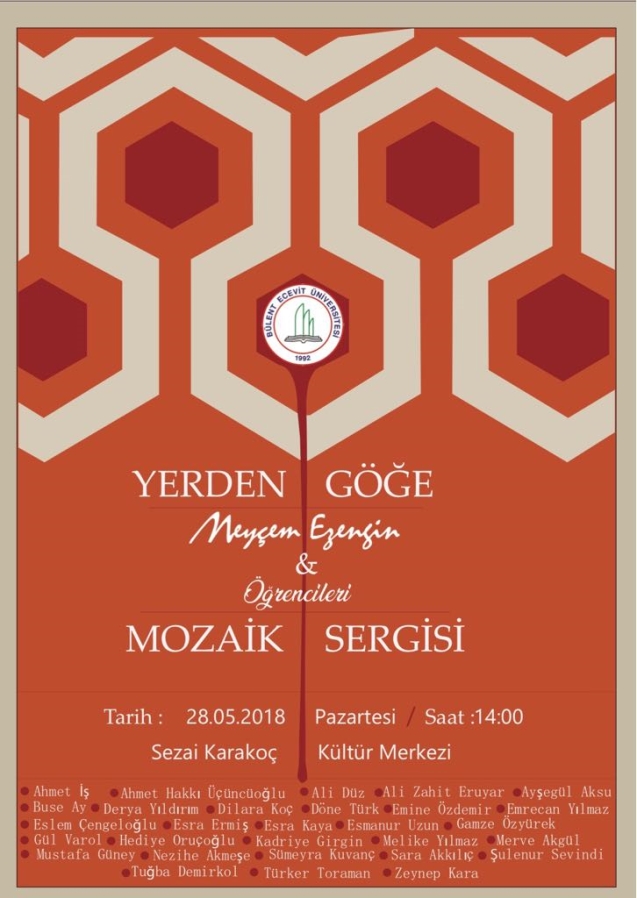 Öğrencilerle birlikte eserlerini sergileyecek…