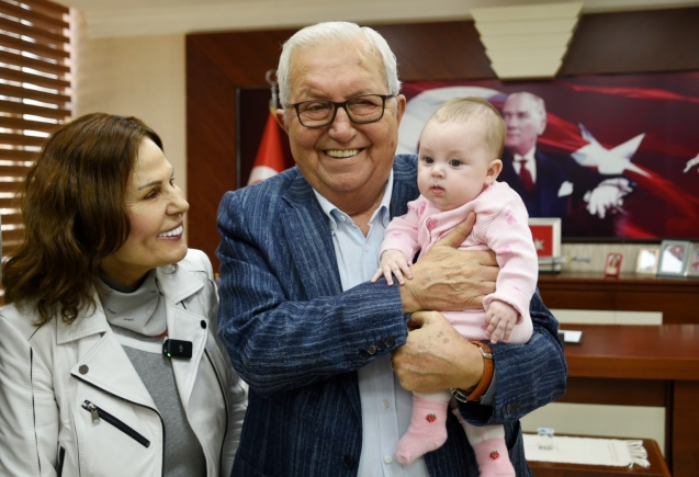 Eliz Bebekten Başkan Posbıyık'a ziyaret...