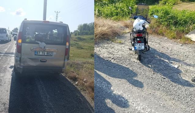 Düğün konvoyunda kaza... 1 yaralı...