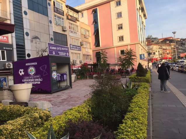 Belediye spor formaları satışa çıktı…
