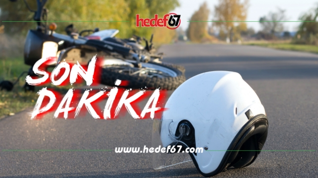Motosiklet kazası 1 yaralı…