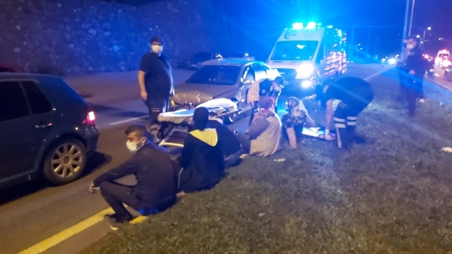 Trafik kazası...4 yaralı...