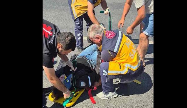 Motosiklet kazasında 1 kişi yaralandı…