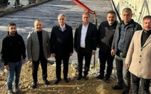 Saffet Bozkurt, çalışmaları yerinde inceledi...