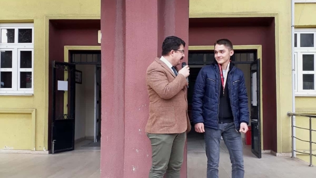 GÜREŞ MÜSABAKALARINDA İL ŞAMPİYONU OLDU…