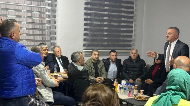 Murat Sesli ve ekibi Kemerliler Derneği’ni ziyaret etti...