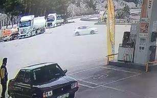 İstasyonda drift atan sürücüye ceza...