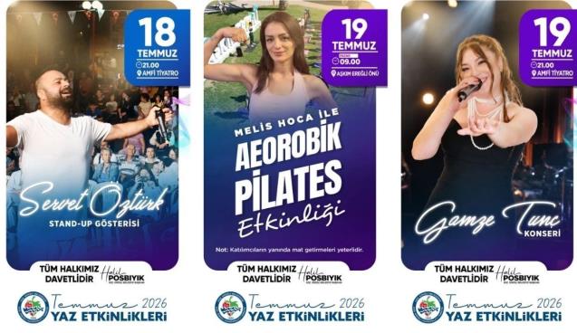 Yaz etkinlikleri amfi tiyatroda devam ediyor…