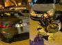 Motosiklet sürücüsü arkadan otomobile çarptı. Ağır yaralı...