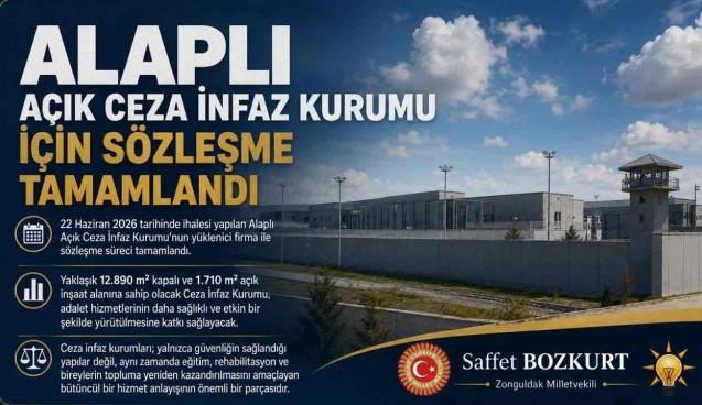 İnfaz Kurumu için sözleşme tamamlandı…
