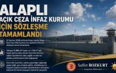 İnfaz Kurumu için sözleşme tamamlandı…