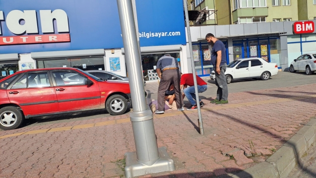 Aşırı sıcaktan bayıldı...