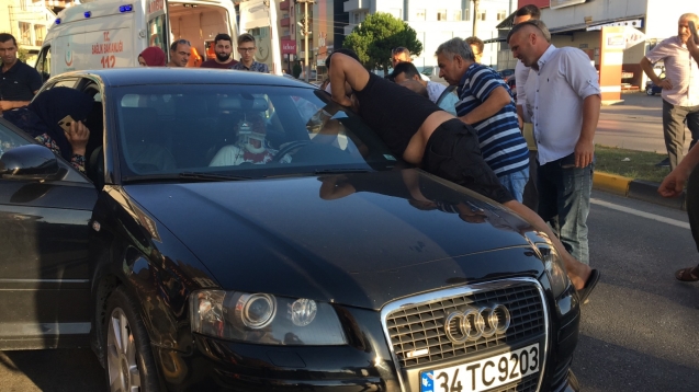 1 araç hurdaya döndü… 2 Yaralı var…