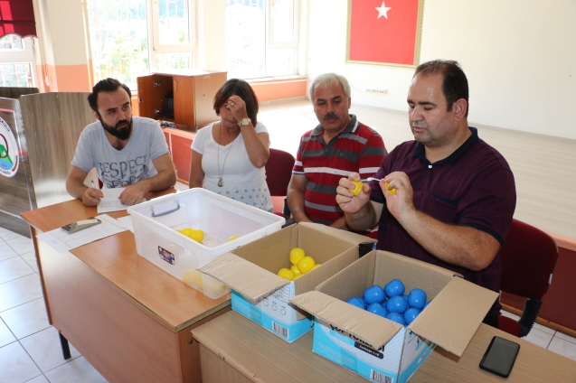 Dikmen ilkokulunda kura çekimi yapıldı…