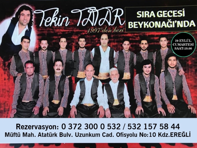 Urfa’yı ve SIRA Gecesi’ni Ereğli’ye getirdiler…