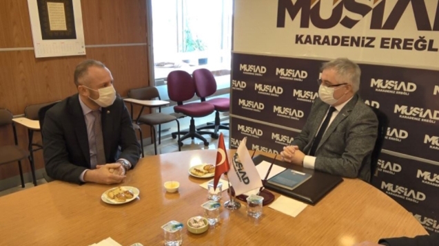 Kdz. Ereğli TSO Yönetimi MÜSİAD’ı Ziyaret Etti...