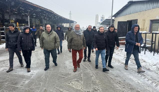 Başkan Posbıyık, sahaya indi...