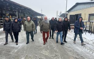 Başkan Posbıyık, sahaya indi...