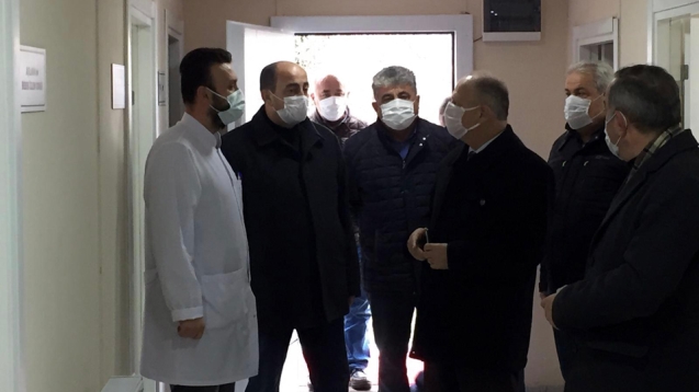 Gülüç, 1 nolu Aile Sağlığı Merkezinİ incelediler...