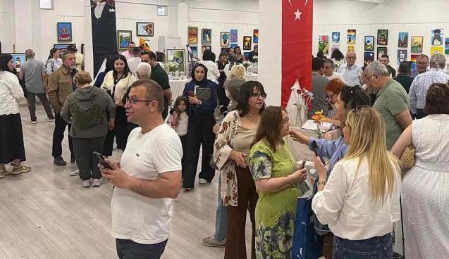 Resim Sergisine ilgi çok yoğun oldu…