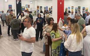 Resim Sergisine ilgi çok yoğun oldu…