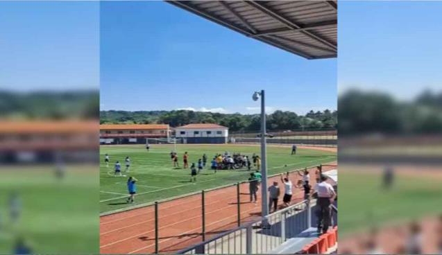Kadınlar 3'üncü Lig maçında yaşanan kavga...