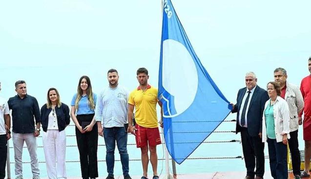 Plajlarda üst üste 4. kez mavi bayrak dalgalanıyor