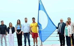 Plajlarda üst üste 4. kez mavi bayrak dalgalanıyor