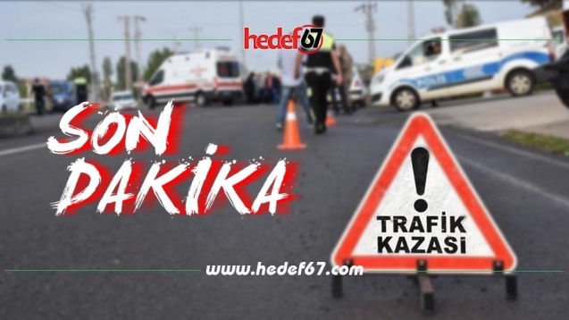 Freni patladı, doğalgaz borusuna çarptı...
