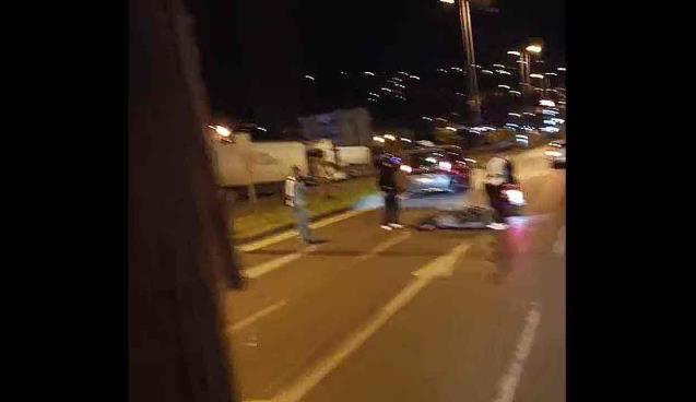 Aynı şeritte çarpıştılar… Yaralı var…