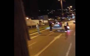 Aynı şeritte çarpıştılar… Yaralı var…
