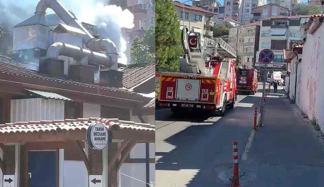 Hamama nazar değdi… Yangın çıktı…
