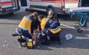 Taksinin çarptığı yaya öldü