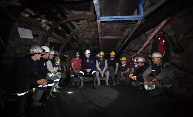 Arıkan'dan maden işçilerine ziyaret...