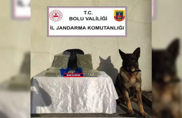 Yolcu otobüsünde uyuşturucu ele geçirildi...