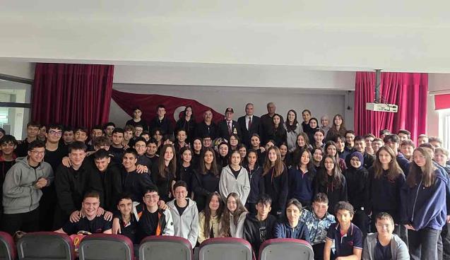 Kıbrıs gazisi Kemal Eritmen öğrencilerle bir araya geldi…