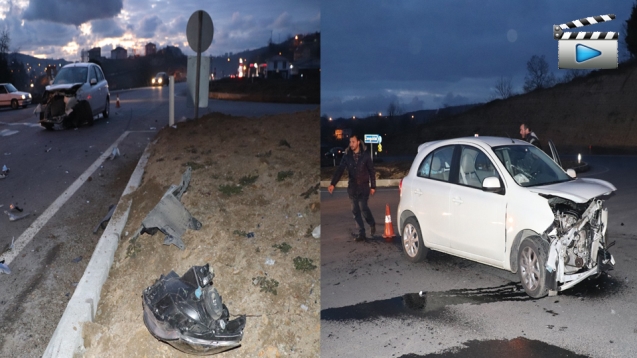 İKİ ARAÇ HURDAYA DÖNDÜ...