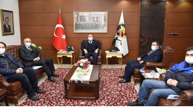 Vali Mustafa Tutulmaz’a brifing verdiler...