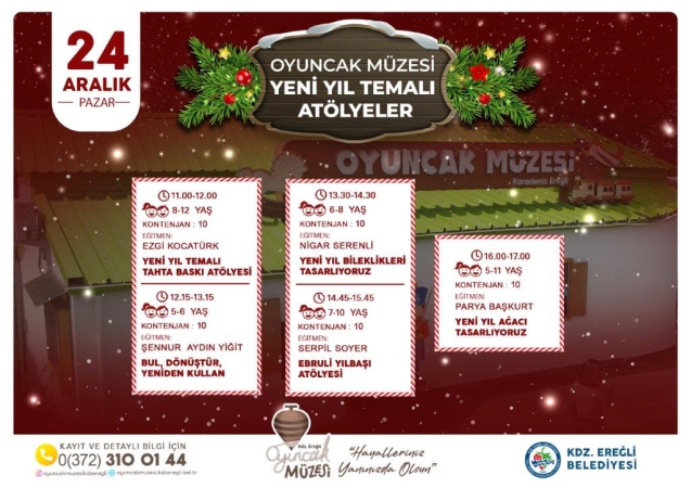 OYUNCAK MÜZESİ, YENİ YIL TEMALI ATÖLYE PROGRAMI