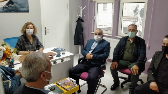 Muhtarlar Derneği’nden Kadın Gücü’ne ziyaret…