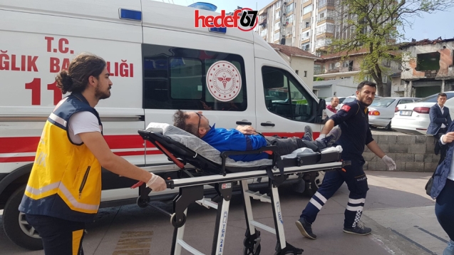 Motosiklet kazasında bir kişi yaralandı.