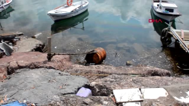 BALIKÇI BARINAĞINDA BULUNAN VARİL...
