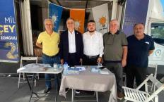 Saffet Bozkurt’tan AK Parti üye standına ziyaret…