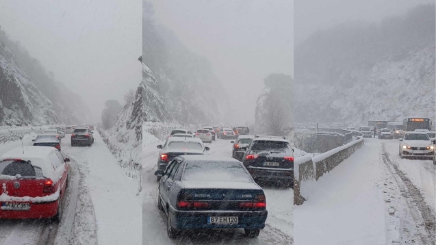 Zonguldak-Ereğli karayolunda son durum...