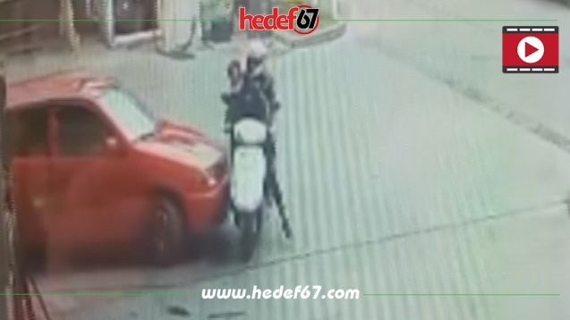 Motosiklet kazasında 2 kişi yaralandı...