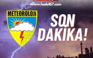 Valilikten kuvvetli yağış uyarısı…