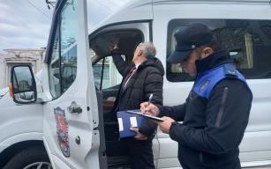 Öğrenci servislerine yönelik denetim gerçekleştirildi...