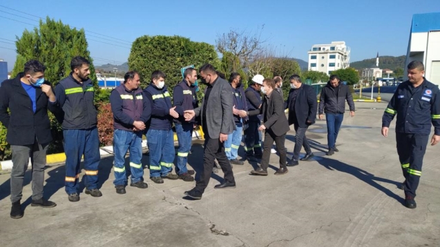 Yılmaz, TAT Metal AŞ’de üye ziyaretlerinde bulundu.