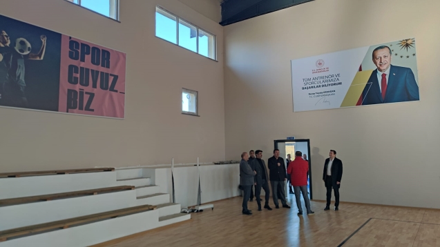 Özcan Ulupınar ve Muhammed Evlice incelemede bulundu...